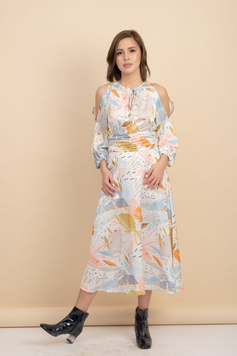 Jessie Silk Printed Dress